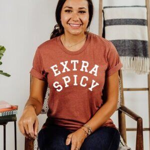 Extra Spicy Handmade Short Sleeve Graphic Tee